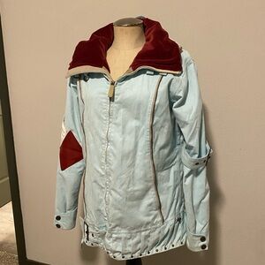 Light blue women’s Capel Snowboarding Ski Jacket - Ride outerwear - Size M